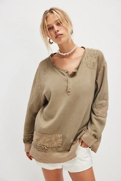 Magnolia Pearl Fleece Riehl Henley