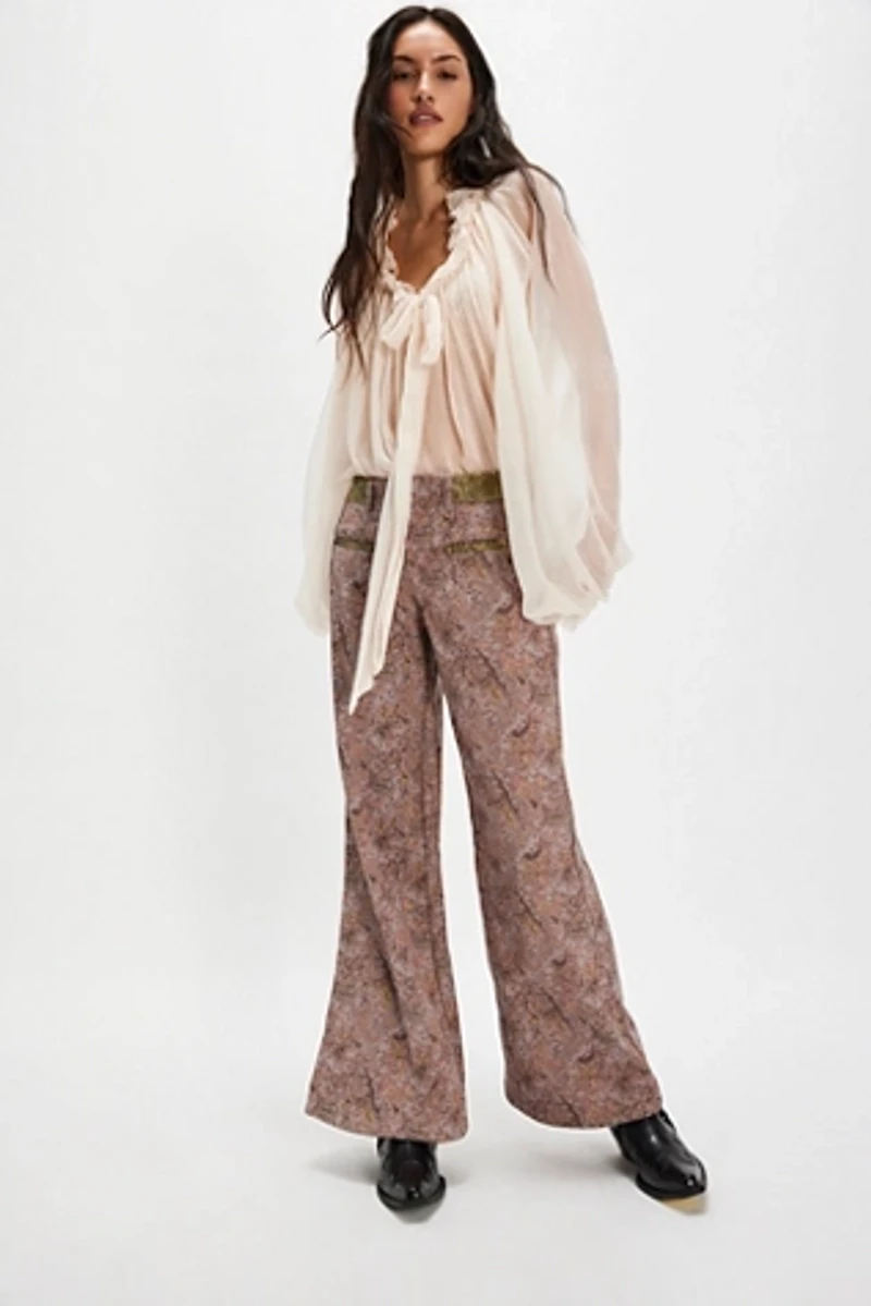 Aster Jacquard Flares
