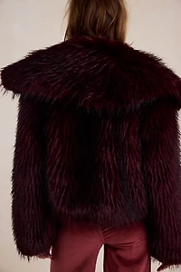 Moonlight Glam Faux Fur Jacket