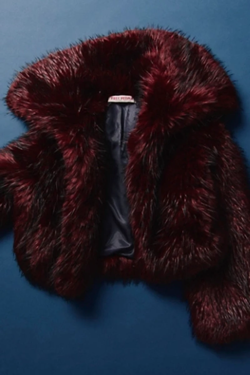 Moonlight Glam Faux Fur Jacket