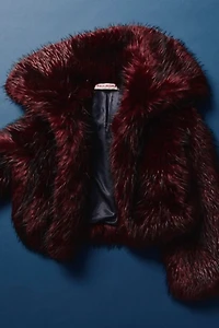 Moonlight Glam Faux Fur Jacket