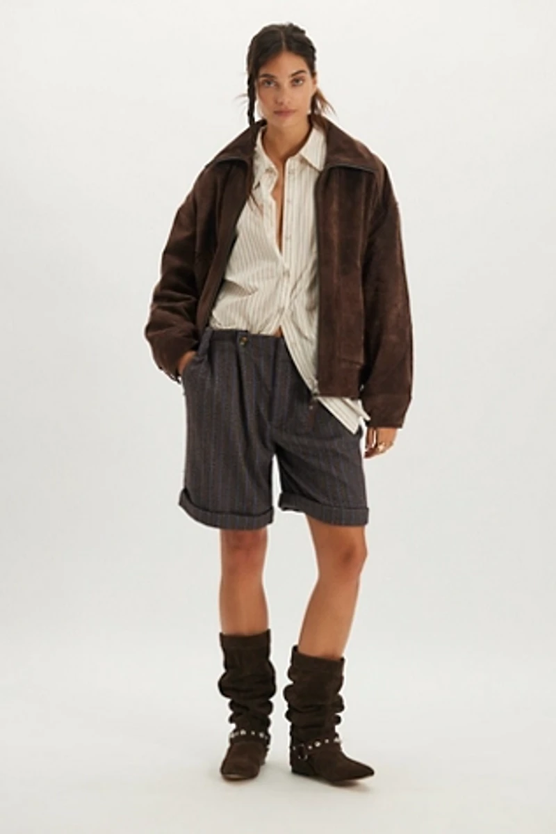 Push And Pull Trouser Shorts