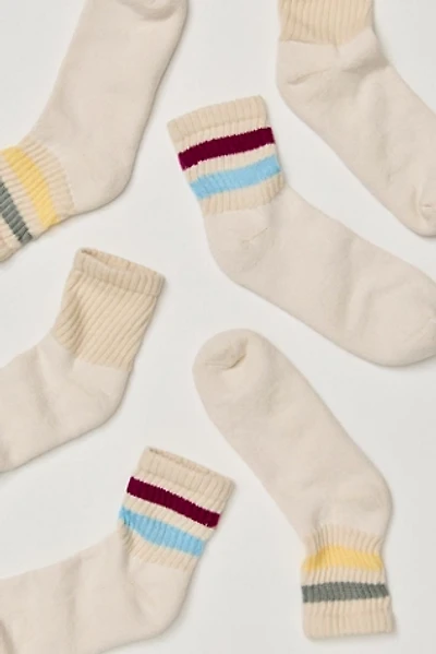 Retro Shortie Crew Sock Pack