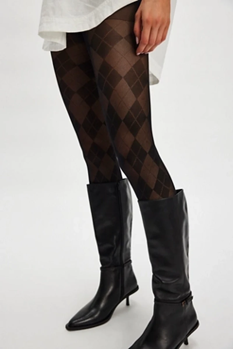 Argyle Allure Tights