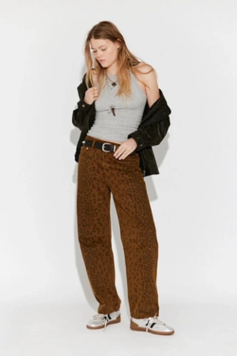 Citizens of Humanity Miro Long Relaxed Printed Jeans