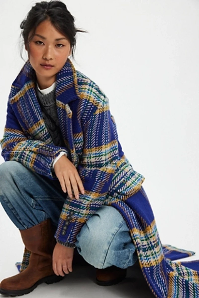 Micah Herringbone Coat