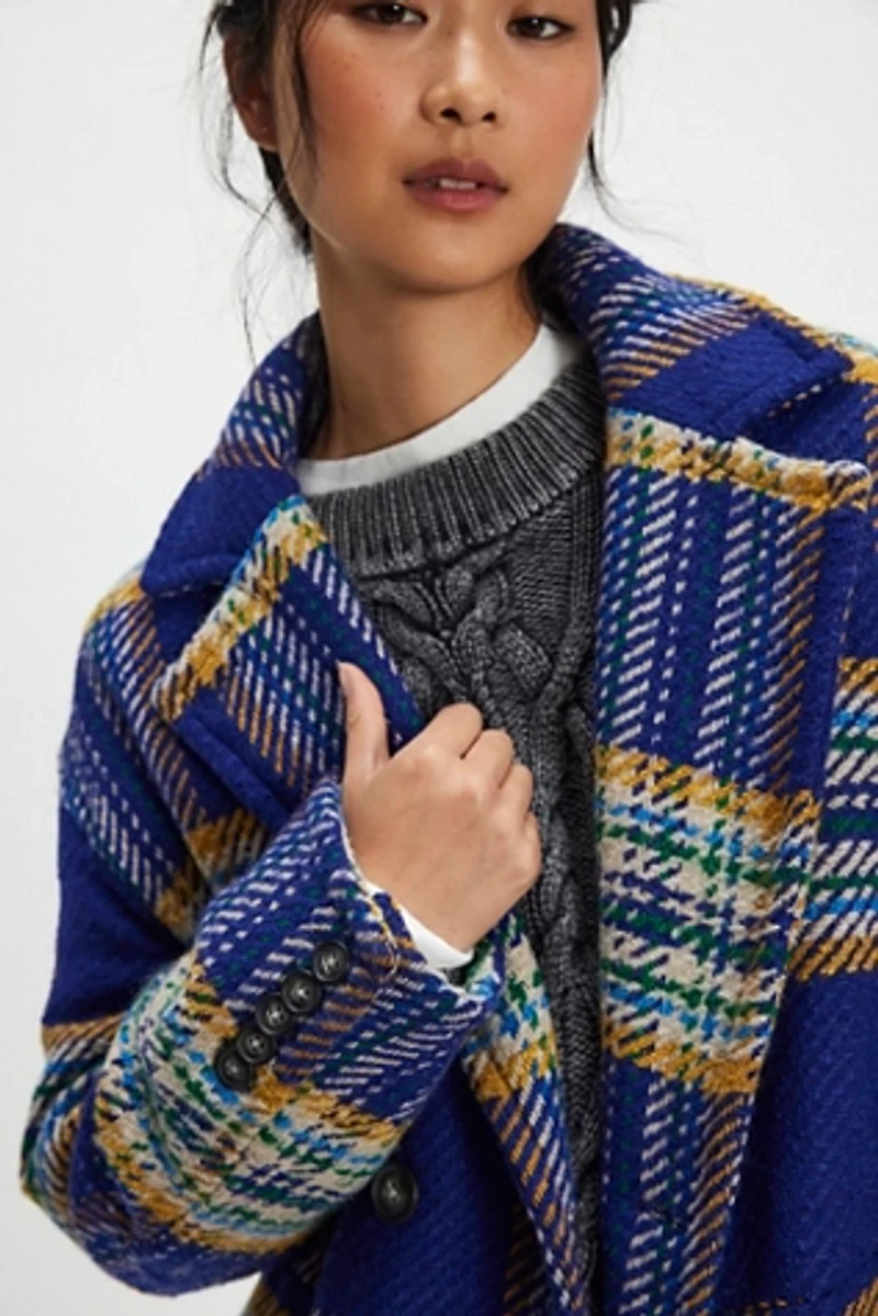 Micah Herringbone Coat