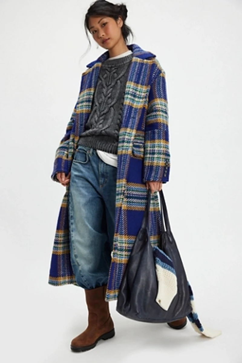 Micah Herringbone Coat