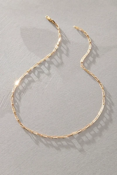 Maura Green Mini Paperclip Chain Necklace