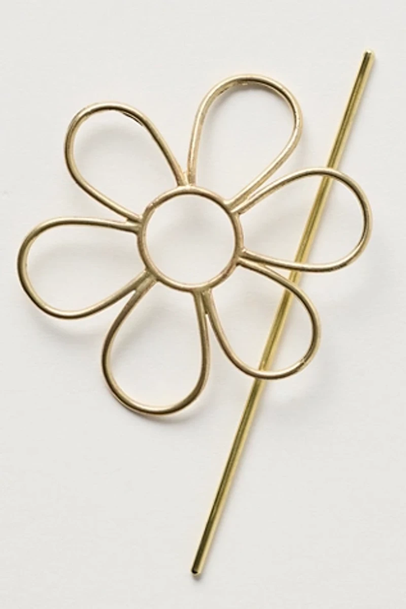 Rachel Pfeffer Brass Daisy Hair Pin
