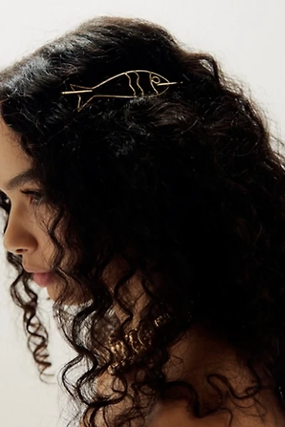 Rachel Pfeffer Brass Sardine Hair Pin
