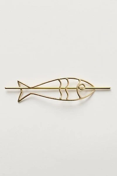 Rachel Pfeffer Brass Sardine Hair Pin