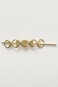 Rachel Pfeffer Brass Moon Phases Hair Pin