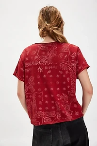 Bandana Mod V-Neck Tee