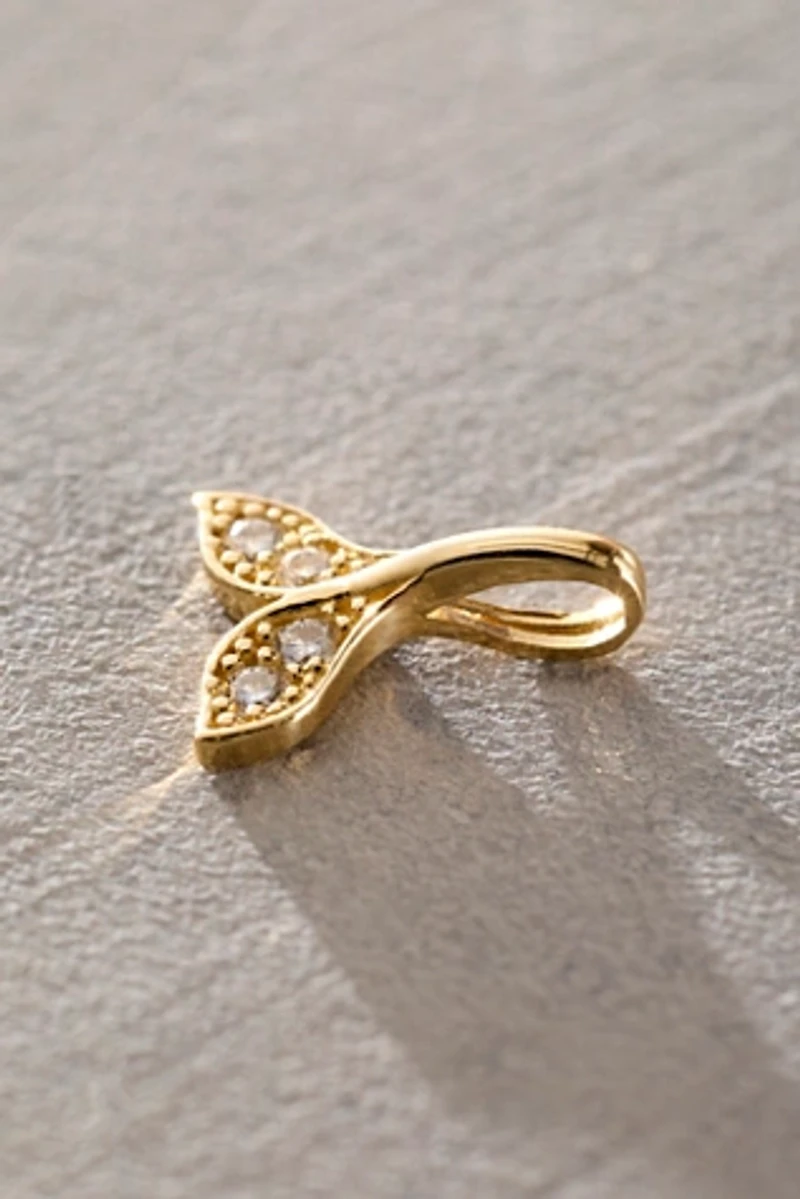 Human Design Studios Mini Whale Tail Pendant Charm