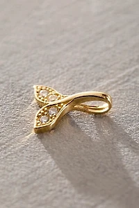Human Design Studios Mini Whale Tail Pendant Charm