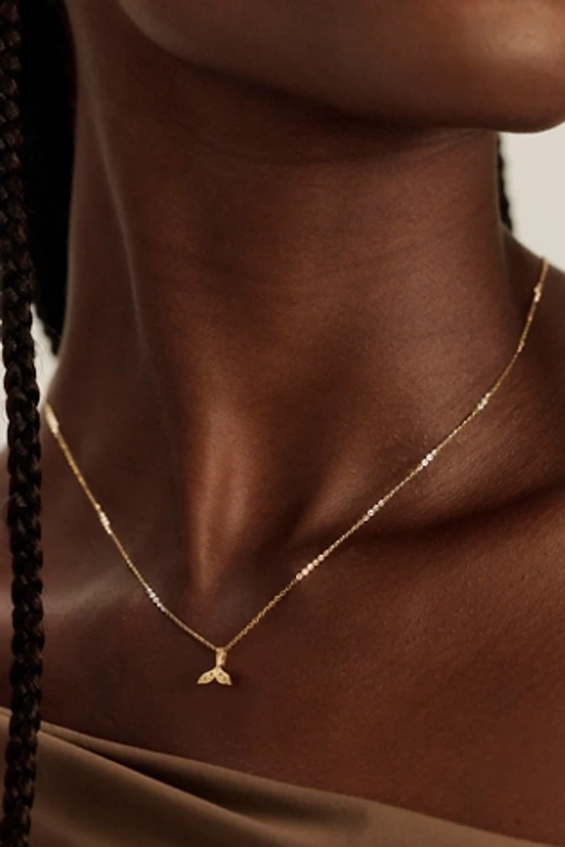 Human Design Studios Mini Whale Tail Pendant Charm