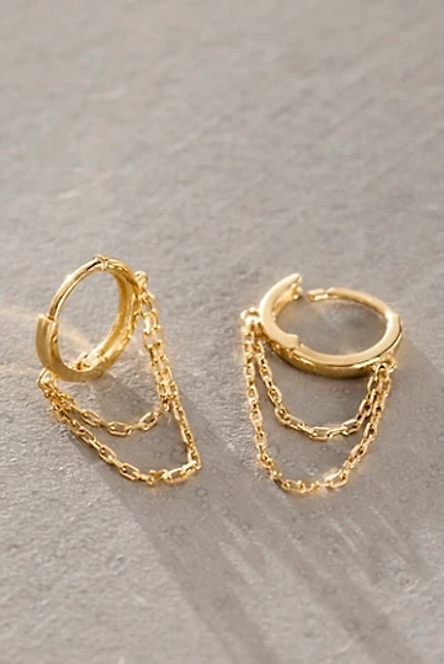 Human Design Studios Chain Drape Hoops