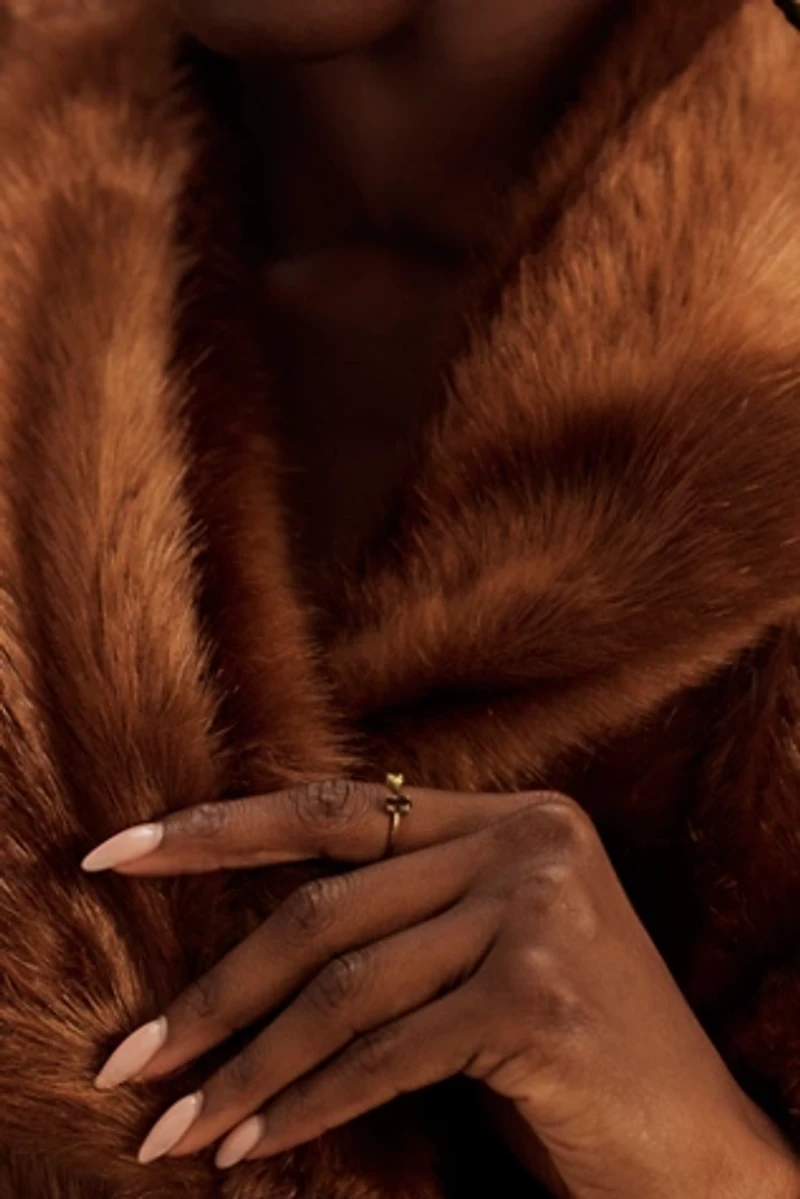 Human Design Studios Two Tone Ring Smokey Quartz & Peridot