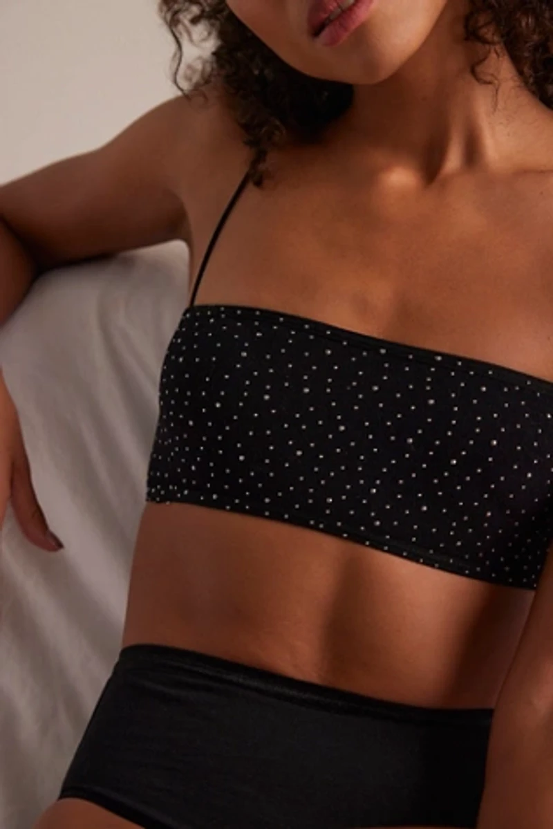 Night Sky Straight-Neck Bralette