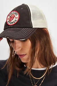 Rolling Stones Distressed Baseball Hat