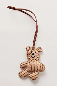 Fabric Bear Bag Charm