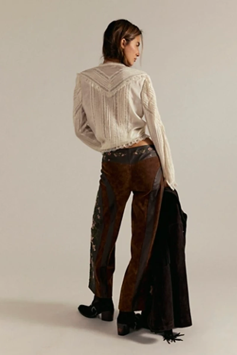 We The Free Belle Embroidered Vegan Pants