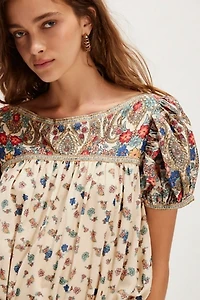 Botanical Blossom Midi Dress