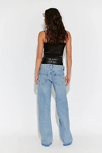 AGOLDE Elson Leather Jeans