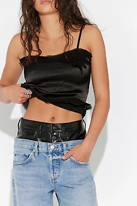 AGOLDE Elson Leather Jeans