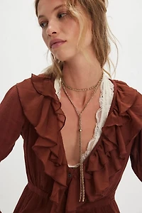 Feeling Again Lariat Necklace