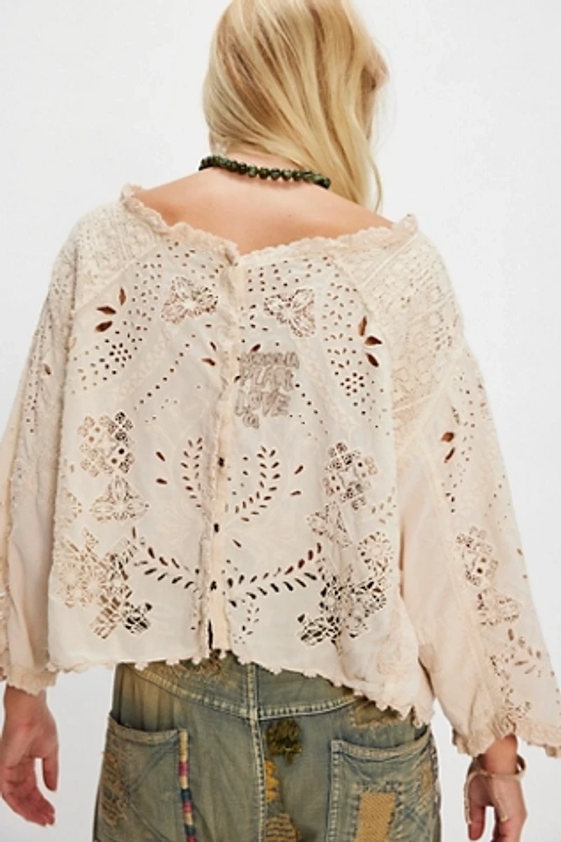 Magnolia Pearl Eyelet Adelise Blouse