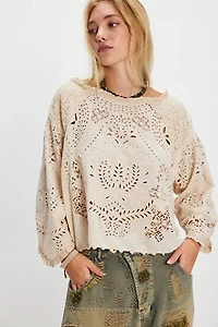 Magnolia Pearl Eyelet Adelise Blouse