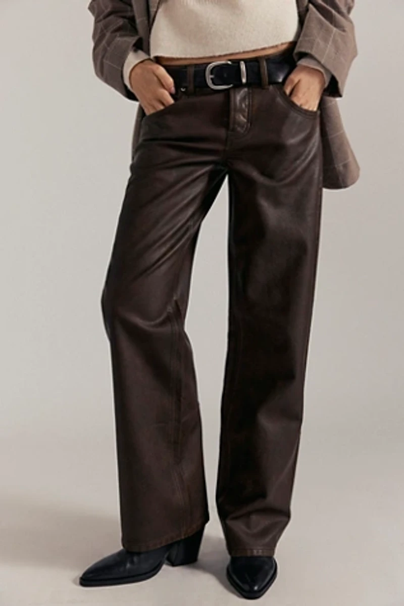 We The Free Tennessee Vegan Leather Pants