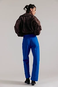 MOTHER The Half-Pipe Ankle Cuff Jeans