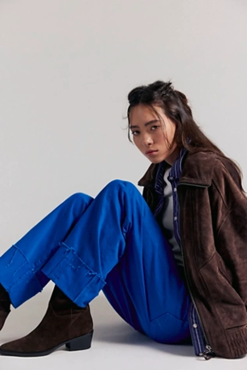 MOTHER The Half-Pipe Ankle Cuff Jeans