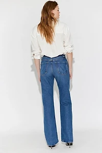 MOTHER SNACKS! The Mixer Heel Jeans