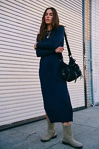Simply Chic Cotton-Linen Maxi Dress