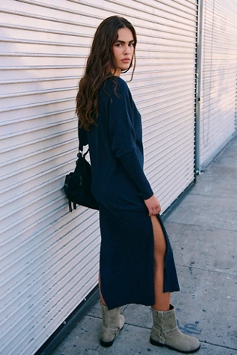 Simply Chic Cotton-Linen Maxi Dress