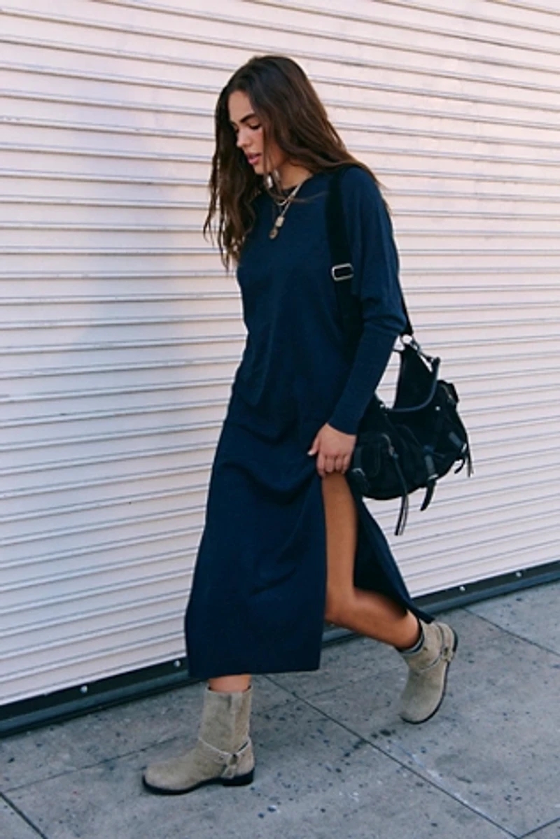 Simply Chic Cotton-Linen Maxi Dress