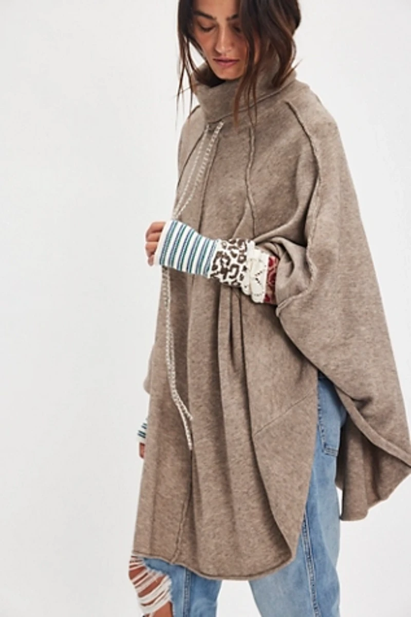 Tell Me More Knitted Poncho