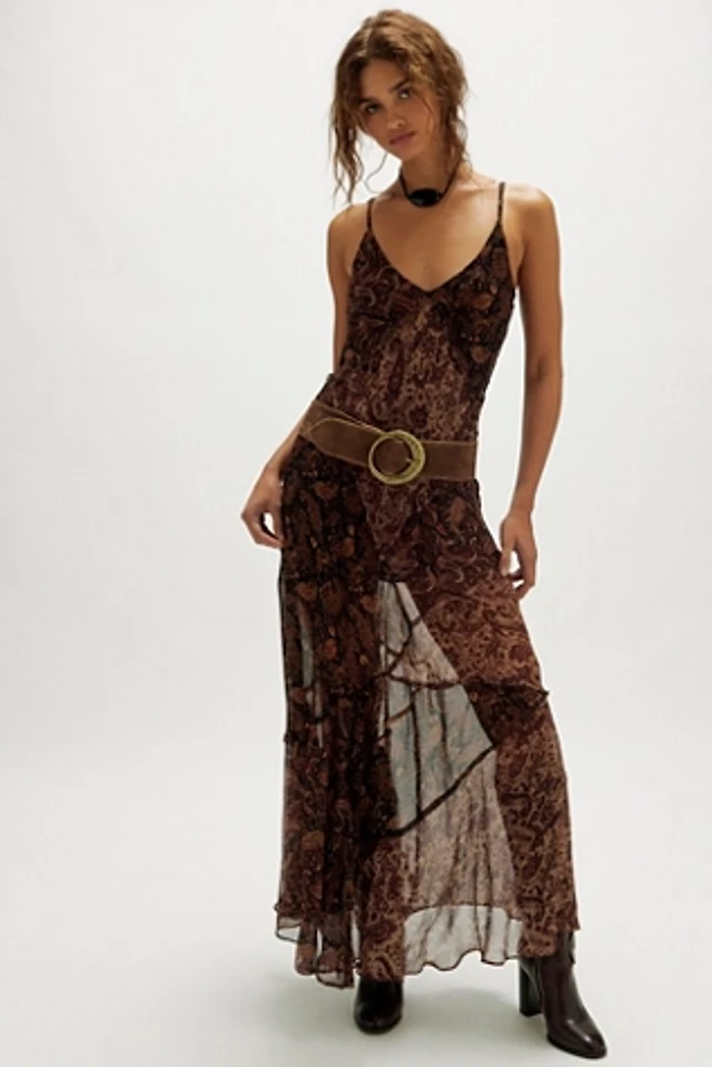 nigel preston lace tiered dress Nigel Preston Lace Tiered Dress