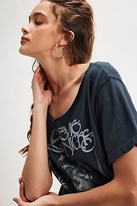 Stevie Bella Donna Off-The-Shoulder Tee