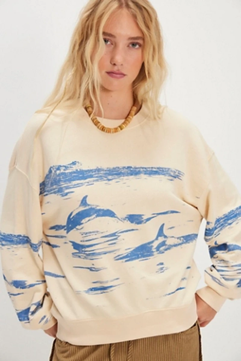 Dolphin Oversized Sweatshirt