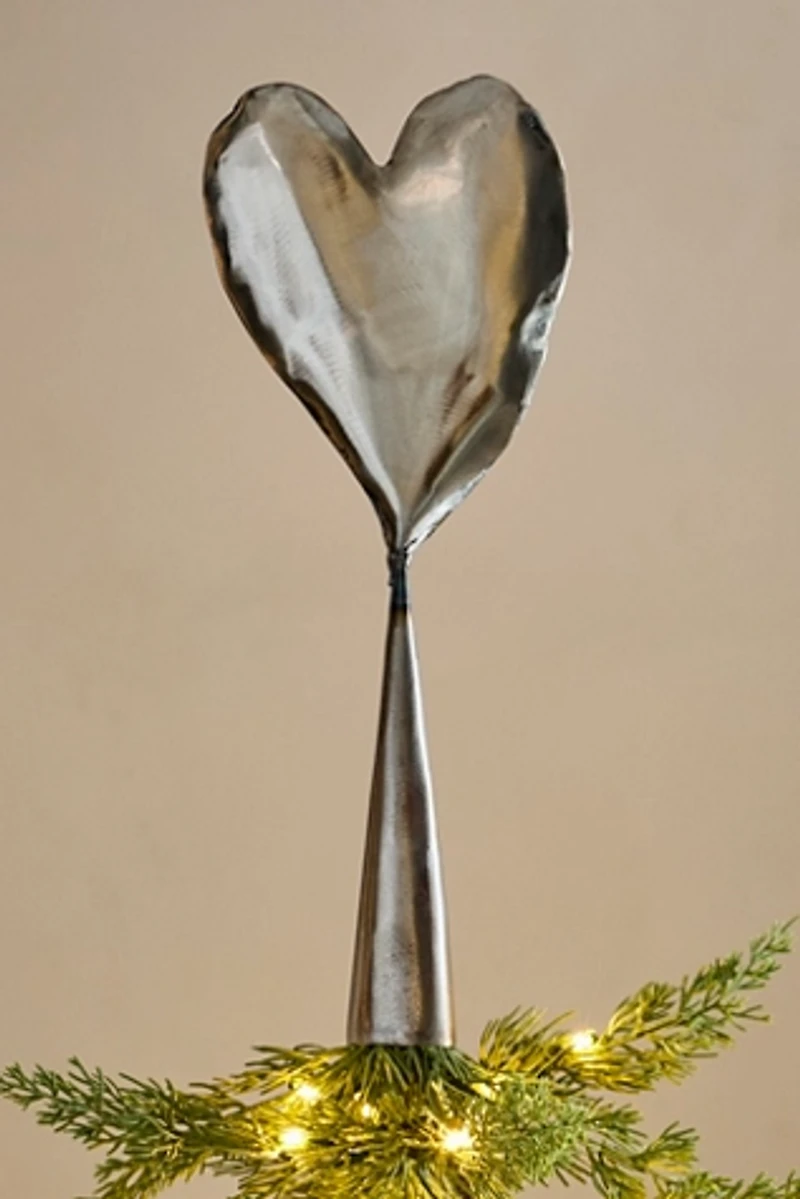 Heart Metal Tree Topper
