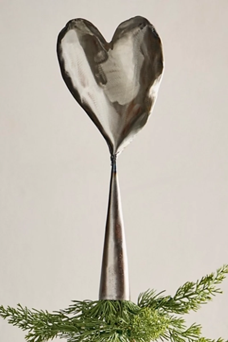 Heart Metal Tree Topper