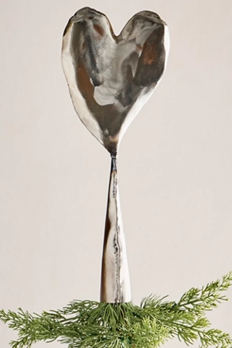Heart Metal Tree Topper