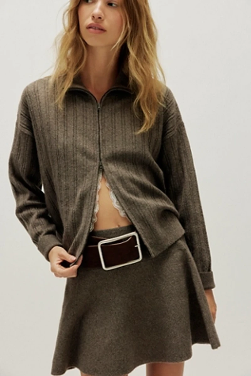 Quincy Knit Mini Skirt Set