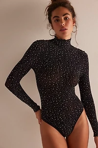 Night Sky Seamless Turtleneck Bodysuit