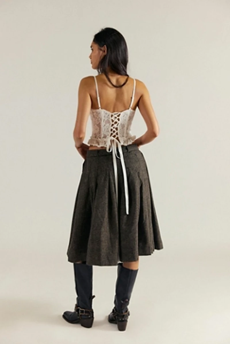 Banded Tulip Cropped Trousers